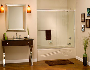 Divisiones en vidrio para baños